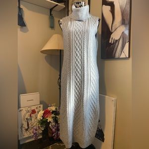 House Of Harlow Turtle Neck Sweater Dress Sz L